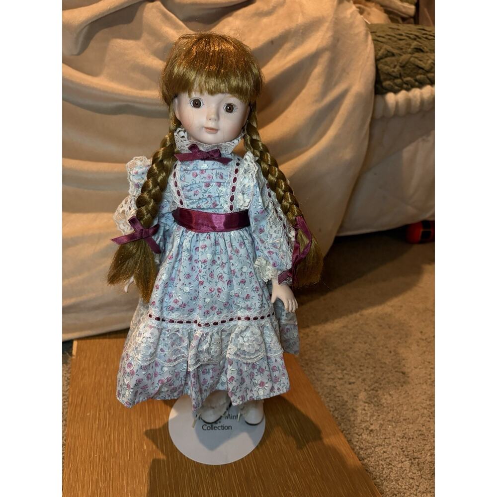 Vintage Heritage Mint Ltd Porcelain Doll | Hand Painted | 16" | VGC | FREE GIFT